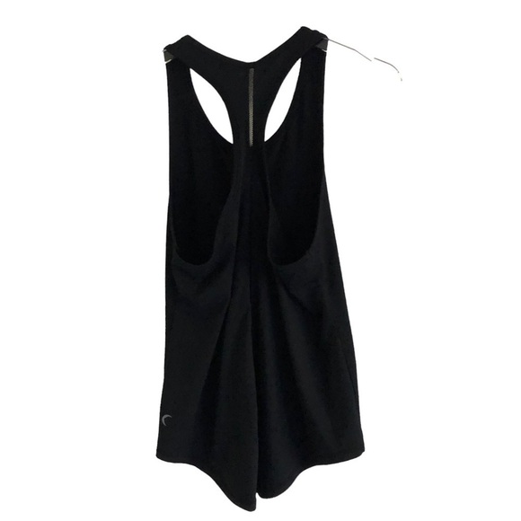 Zyia Effortless Racerback Tank Mesh Details Black Size Medium - Picture 6 of 11